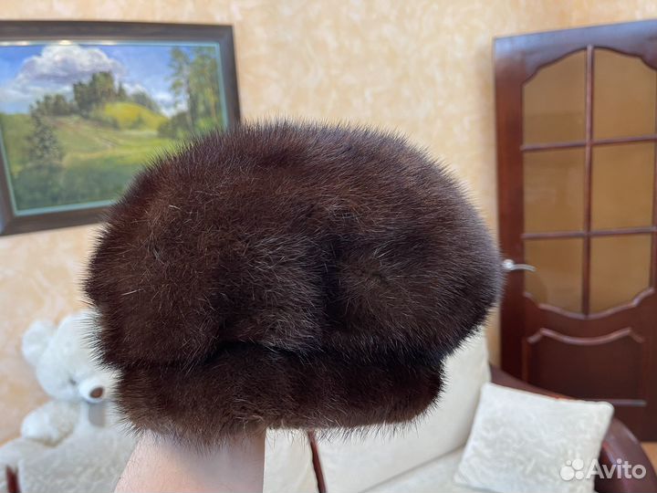 Шапка зимняя меховая женская норка