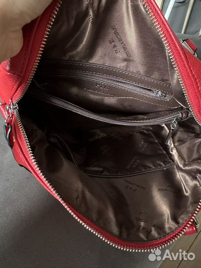 Сумка женская красная