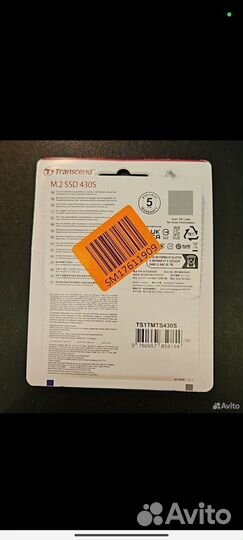 Transcend 430S 1TB Внутренний SSD диск