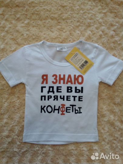 Футболка детская новая