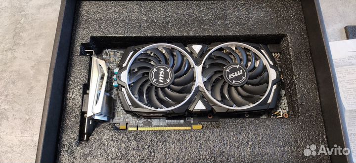 Видеокарта MSI Radeon RX 580 armor 8G OC