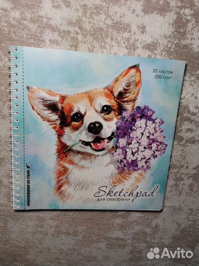 Скетчпад для акварели и тетрадь со сменным блоком