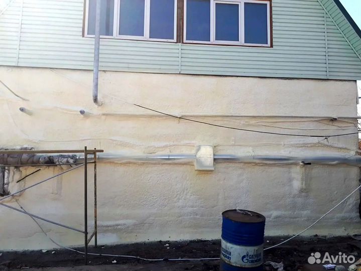 Утепление потолка пенополиуританом