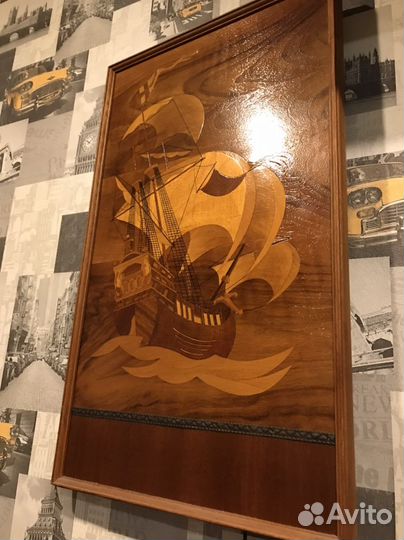 Панно парусник СССР