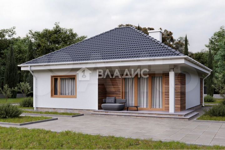 Дом 80 м² на участке 7 сот.