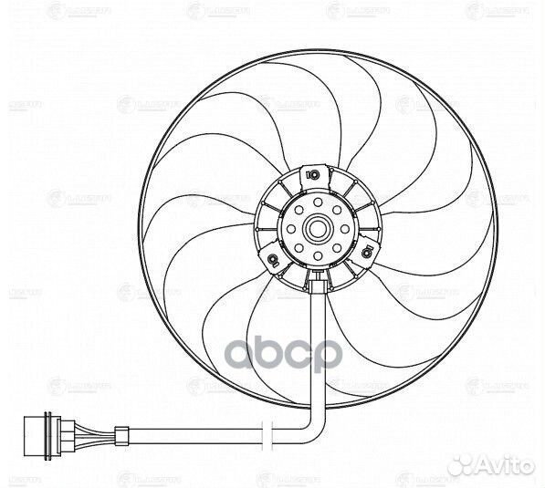 Вентилятор системы охлаждения LFC1801 luzar