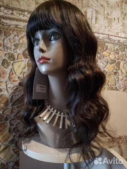 Парик из натуральных волос новый