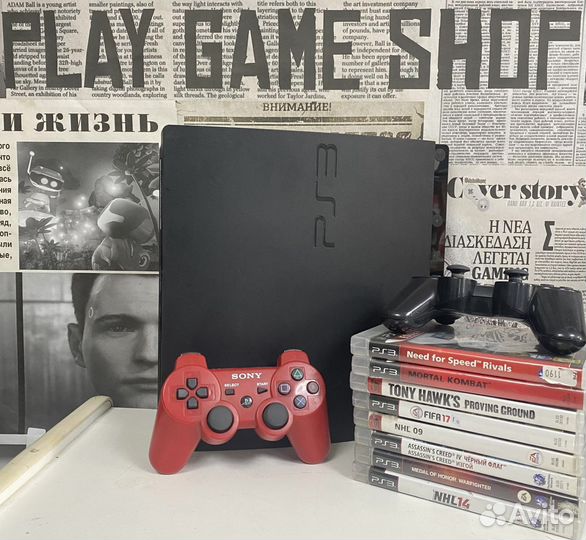 Sony PS3 Slim 320gb + гарантия + безнал