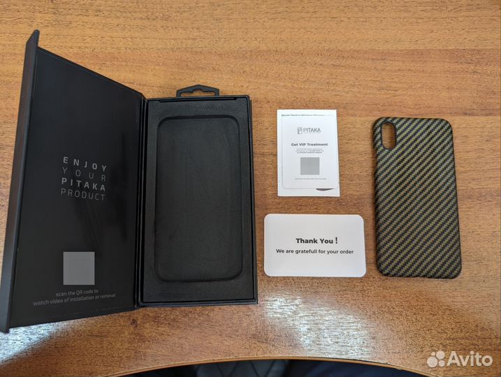 Чехол iPhone xs pitaka