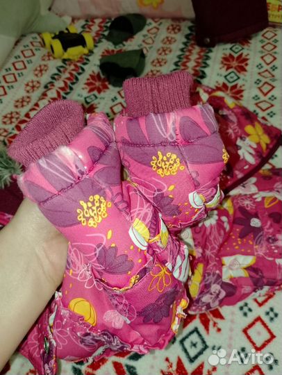 Зимний костюм для девочки 92