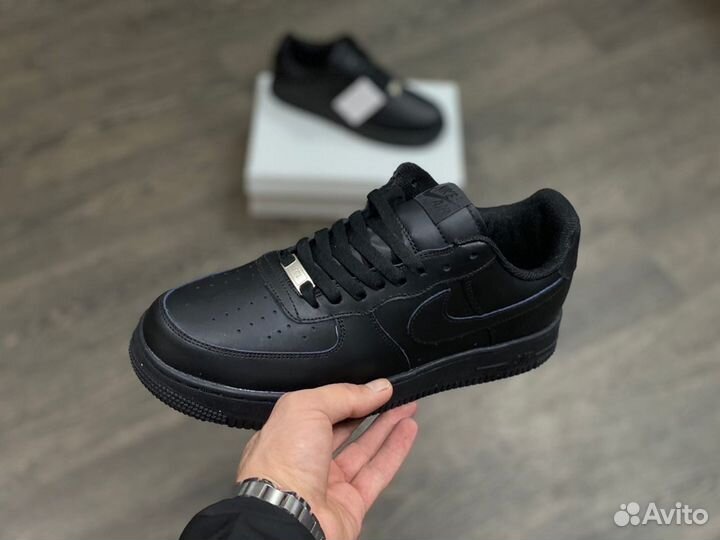 Кроссовки Nike Air Force 1 Black (36-45)