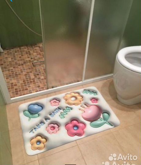 Коврик 3D, 50х80 см, новый