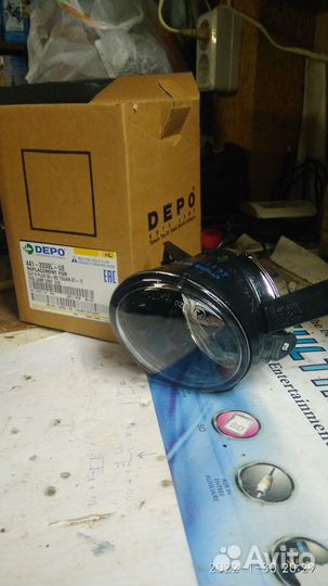 Фара противотуманная левая на фолькс. поло седан