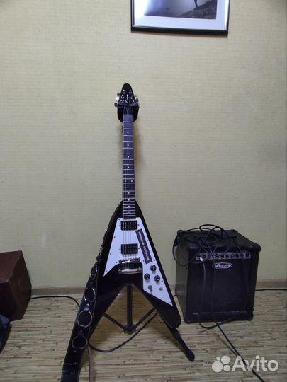 Электро гитара caraya Flyving V