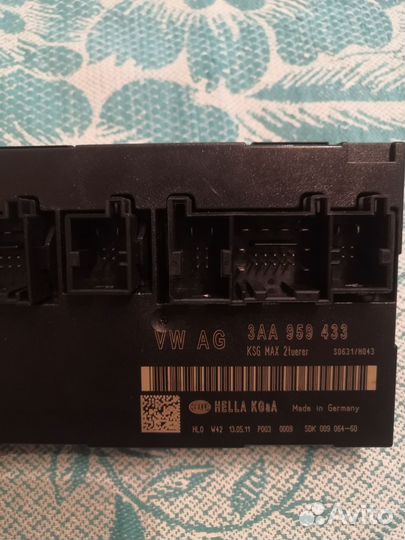 Блок комфорта пассат б7