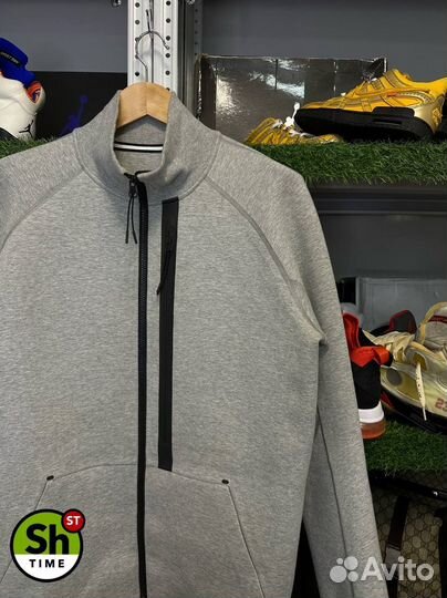 Кофта Nike tech fleece Grey