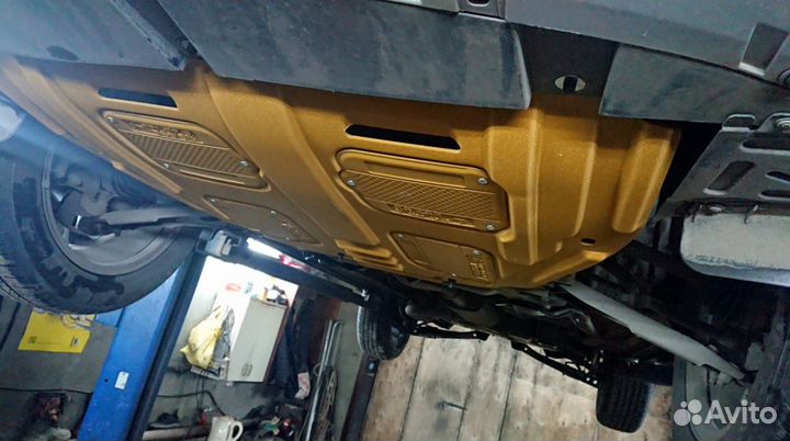 Установка защиты картера Hyundai Sonata 2004-2010