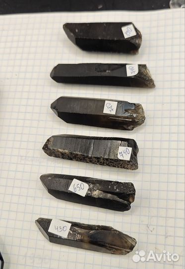 Дымчатый кварц раухтопаз кристаллы природные