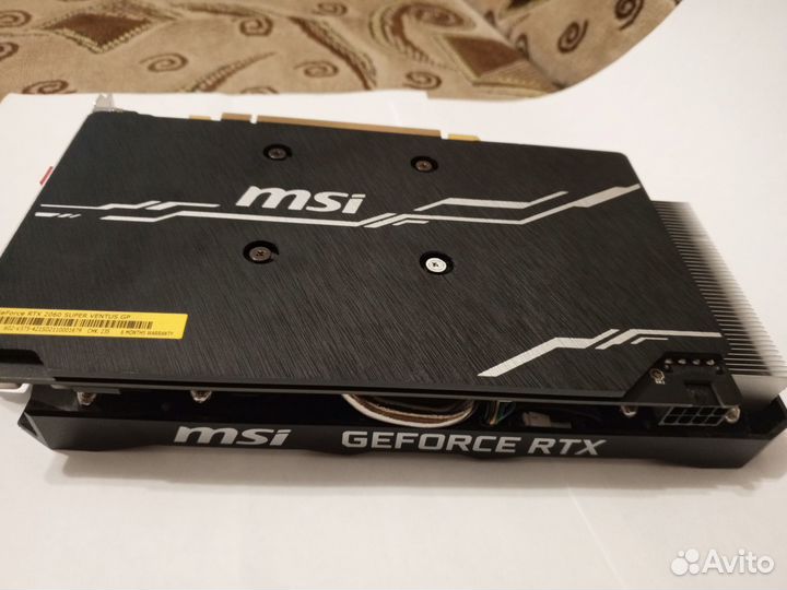 Видеокарта rtx 2060 super 8gb msi