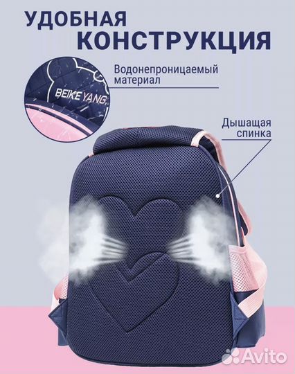 Рюкзак школьный для девочки