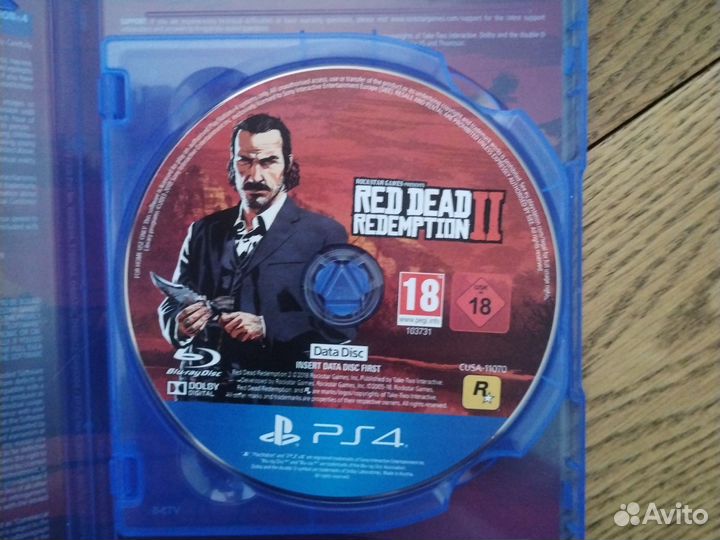 Red dead redemption 2 ps4 диск