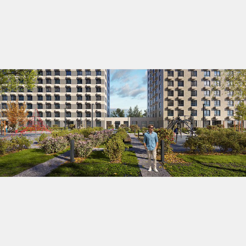 2-к. квартира, 55,3 м², 3/12 эт.