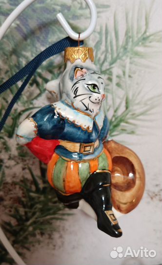 Елочные игрушки Лефортово фарфор