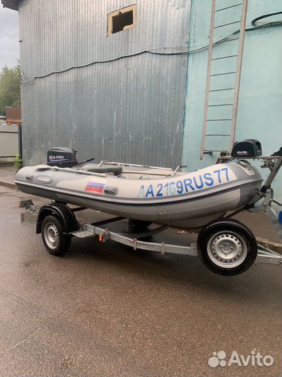 Моторная лодка RIB Gladiator + Sea-Pro 30 + Прицеп