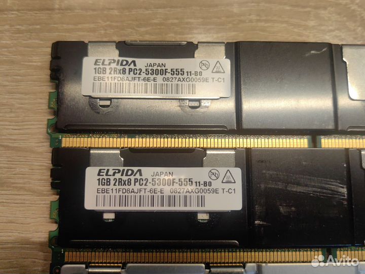 Оперативная память DDR2 ECC 2 Gb лот