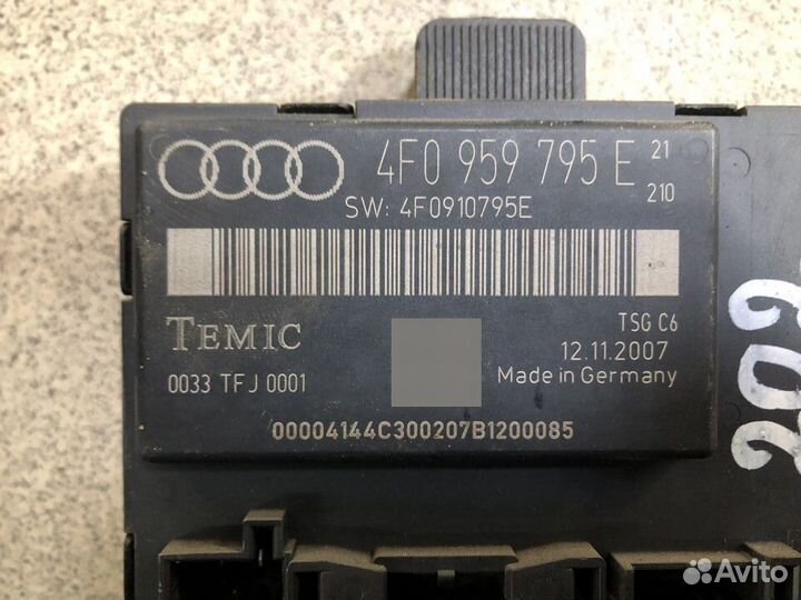 Блок управления дверью Audi A6 C6