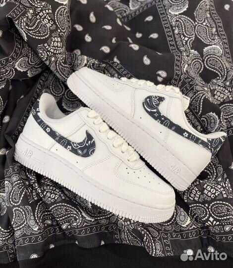 Nike Air Force 1 Black Paisley оригинал