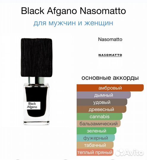 Парфюм black afgano