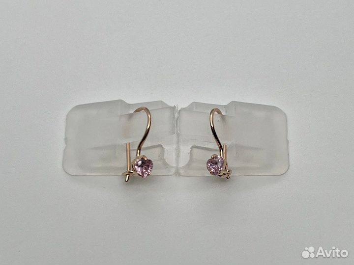 Золотые серьги 585 пробы