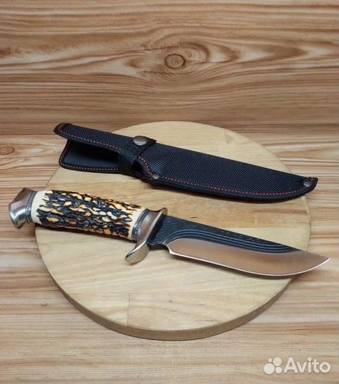 Нож охотничий с ножнами. Отличное качество. Новые
