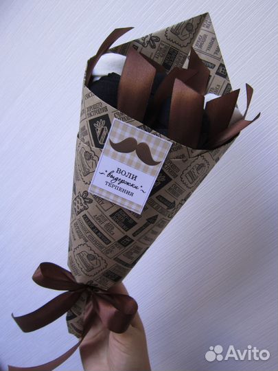 Подарки мужчинам. Букеты из носков