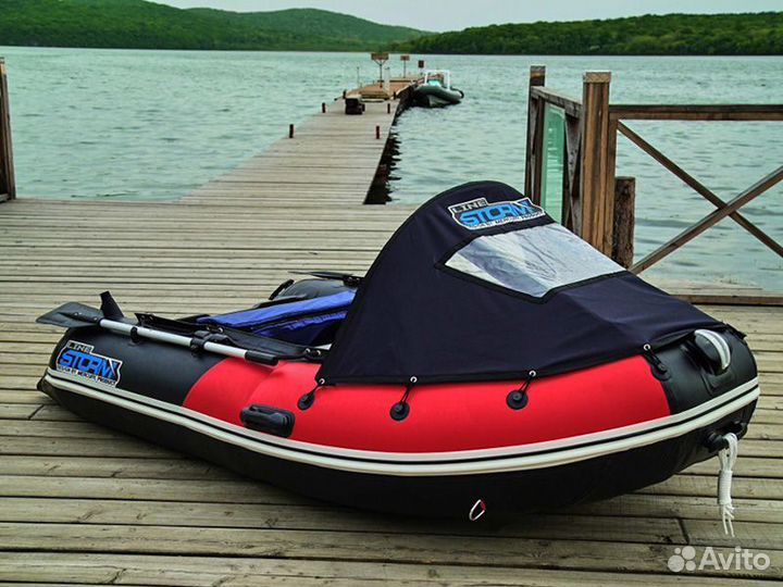 Лодка пвх Stormline Adventure Extra 240 красный