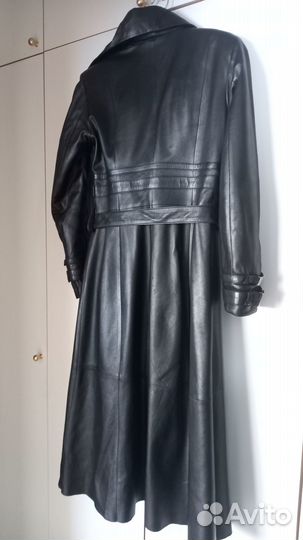 Кожаный плащ женский натуральная кожа