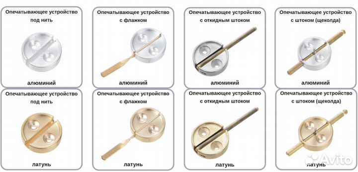 Печати для опечатывания, устройства опломбирования