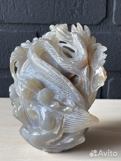 Две фигурки из Агата. Дракон