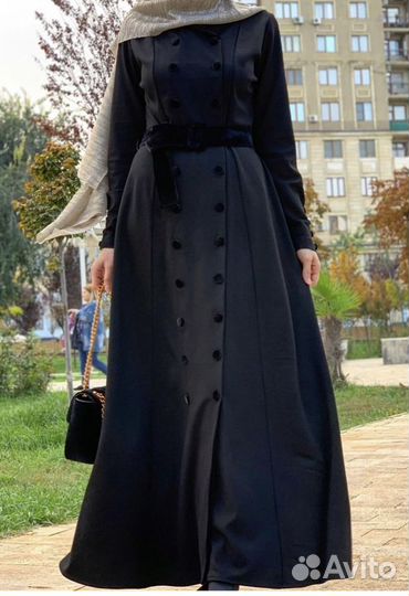 Платье с велюром