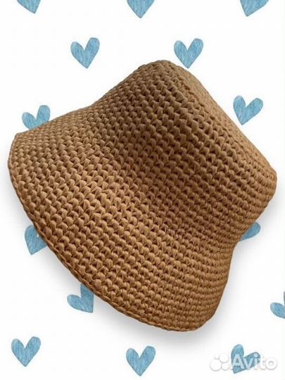 Панама из раффии