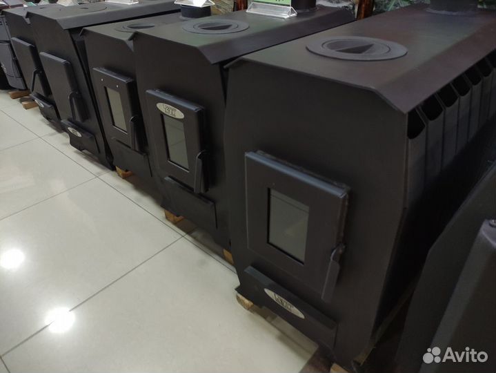 Печь буржуйка чугунная до 300 m