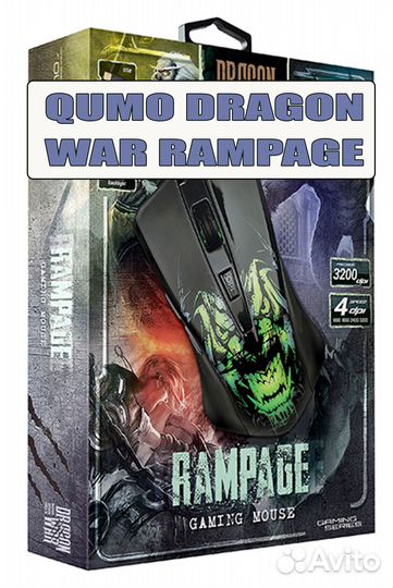 Компьютерная мышь qumo Dragon War Rampage M49