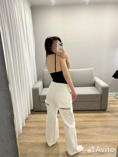 Джинсы белые lime