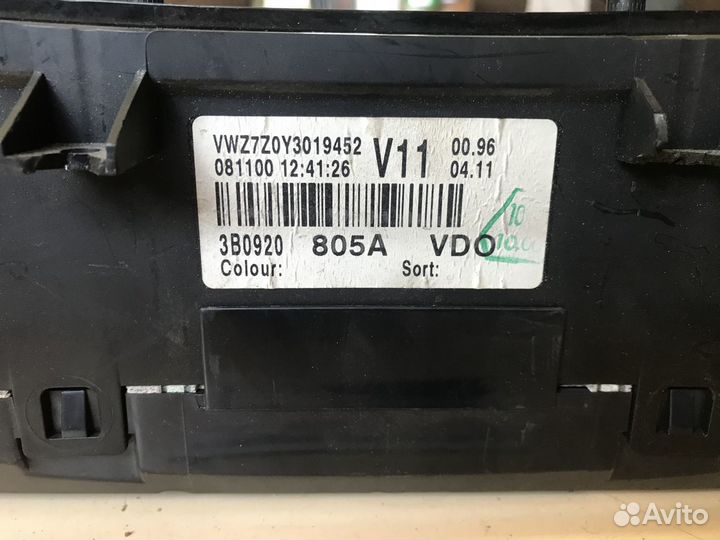 Панель приборов Фольксваген Пассат б5+ Passat b5+