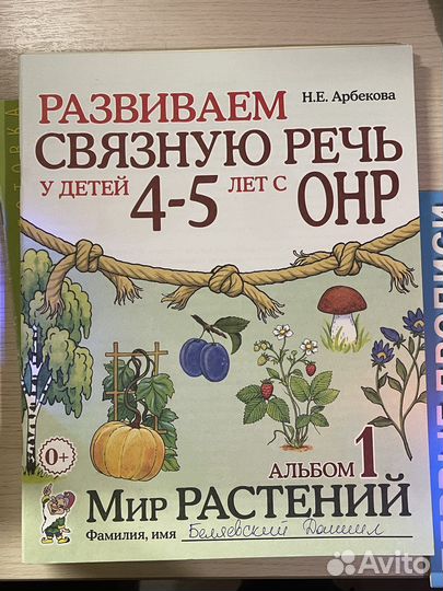 Развивающие пособия