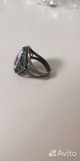 Финифть кольцо