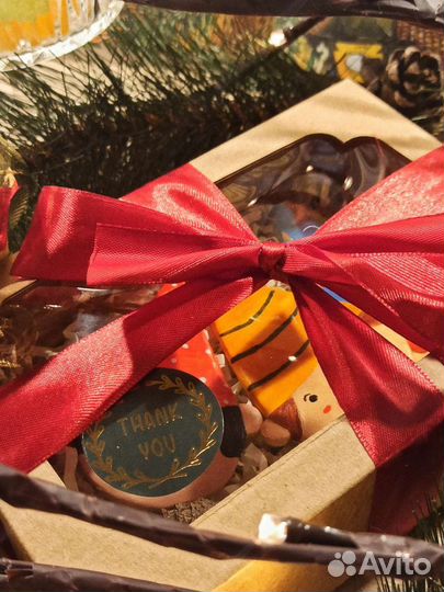 Ёлочные игрушки набор Гномики ручная работа