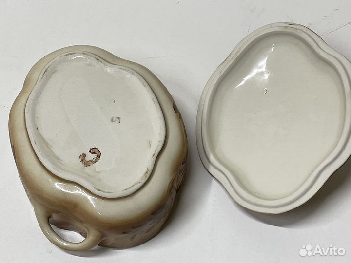Супница керамика СССР горшок для запекания