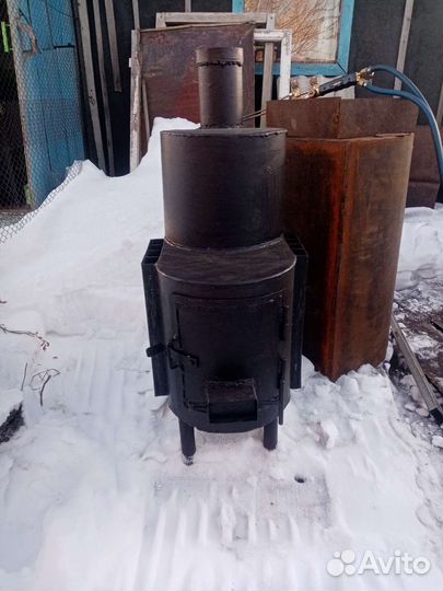 Печь буржуйка для гаража